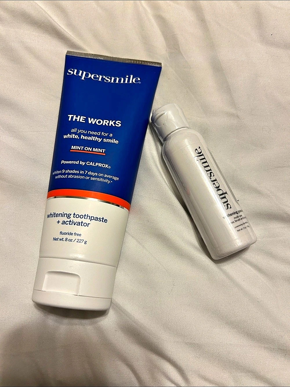 Supersmile The Works Mint on Mint Professional Whitening Toothpaste + Activator